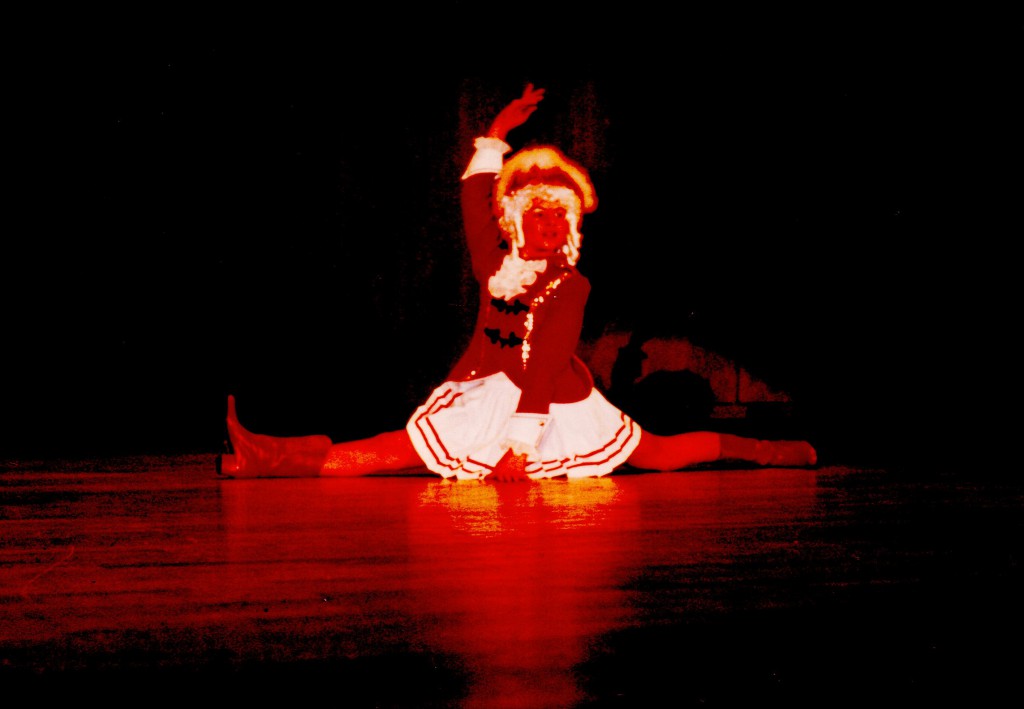 Nicole als Funkenmariechen der Narhalla Hof, 1978