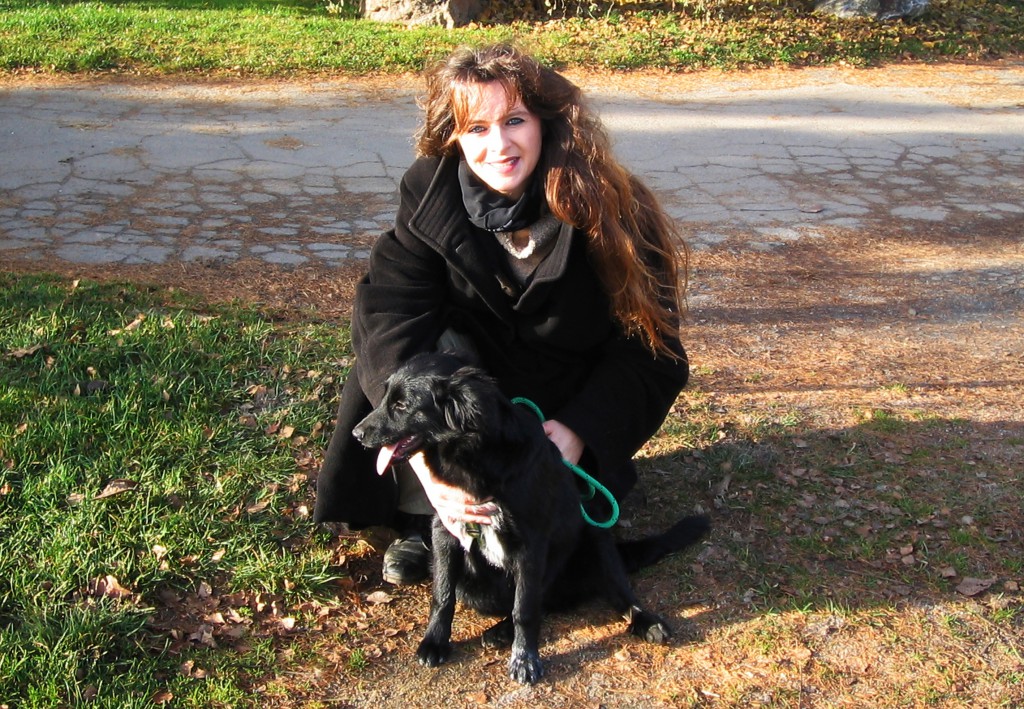 Nicole und ihr Hundebub Romeo